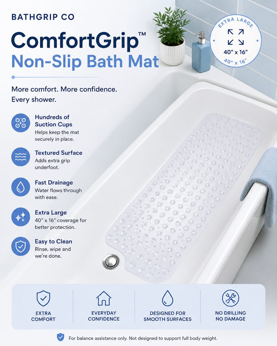 ComfortGrip™ Non-Slip Bath Mat